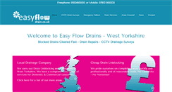 Desktop Screenshot of blockeddrainswestyorkshire.co.uk